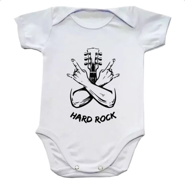 Body infantil Hard Rock Guitarra Maos