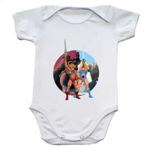 Body infantil He-man e Lion espadas do poder