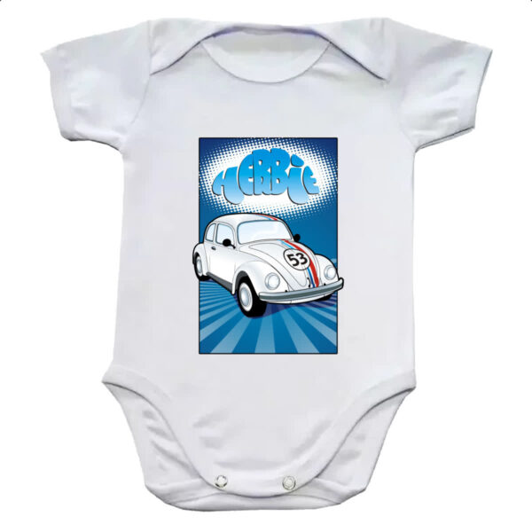 Body infantil Herbie Se meu fusca falasse quadro