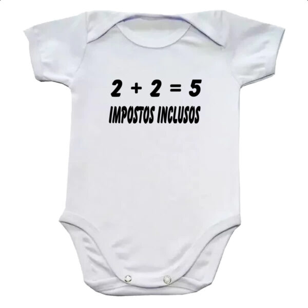 Body infantil 2 mais 2 e 5 Impostos inclusos