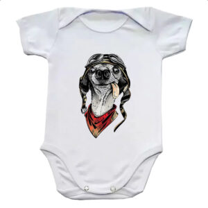Body infantil Cachorro doido piloto