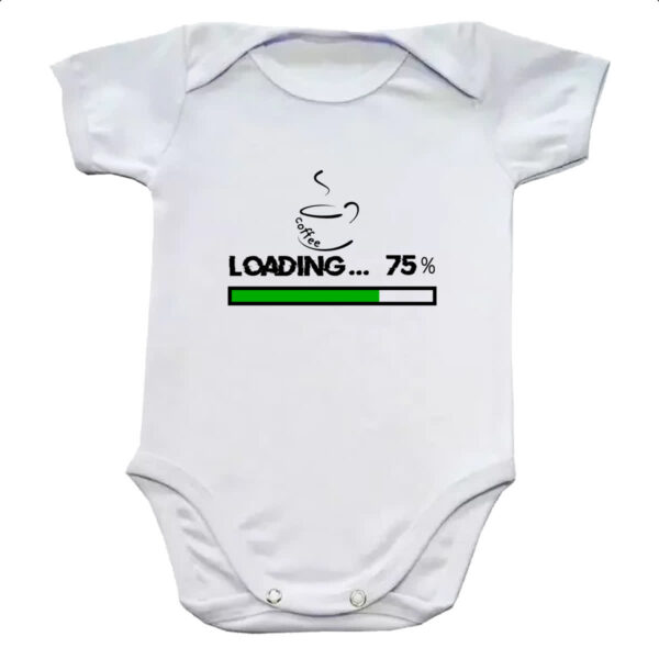 Body infantil Cafe carregando