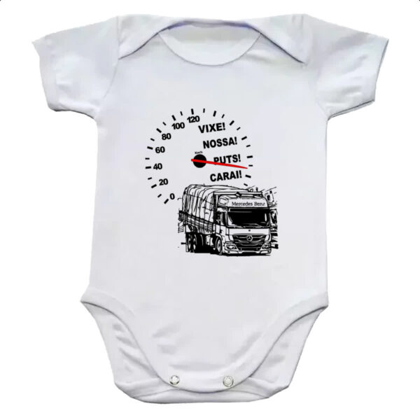Body infantil Caminhao velocimetro