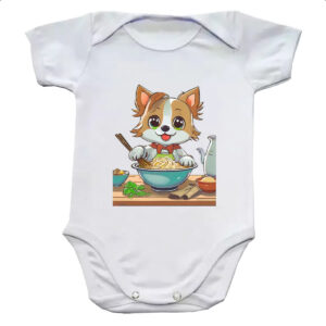 Body infantil Cao feliz cozinhando lamem