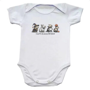 Body infantil Capivara Halloween