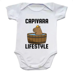 Body infantil Capivara lifestyle