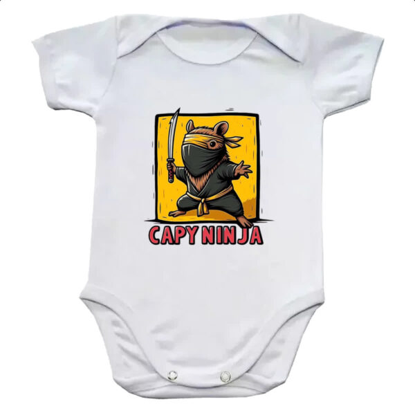 Body infantil Capivara ninja