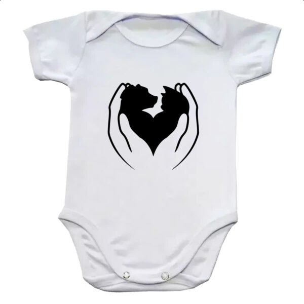 Body infantil Adocao Pet carinho