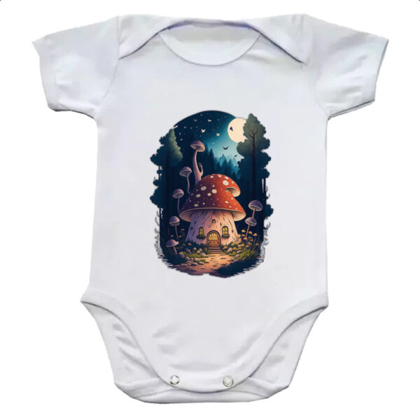 Body infantil Casa cogumelo dos duendes