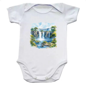 Body infantil Cataratas do Iguacu watercolor
