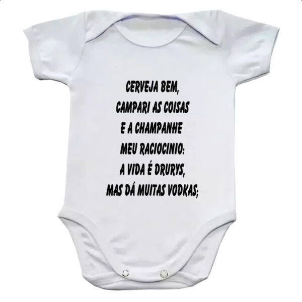 Body infantil Cerveja bem