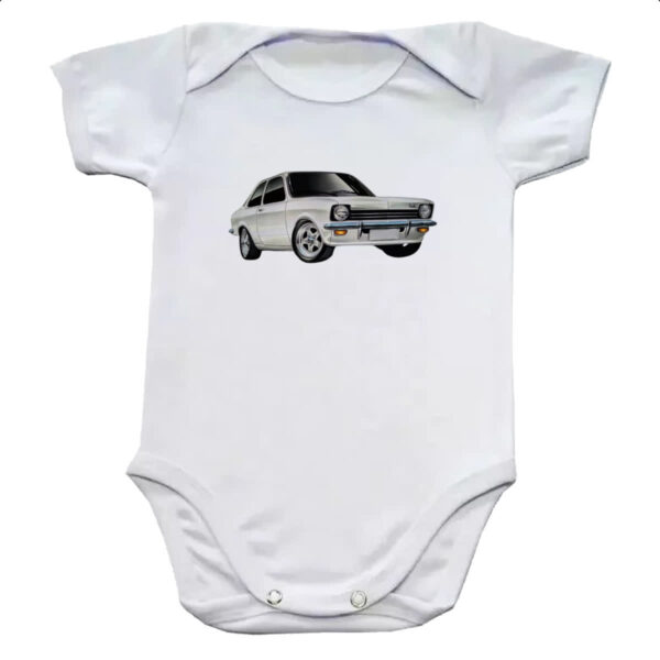 Body infantil Chevette Tubarao Branco