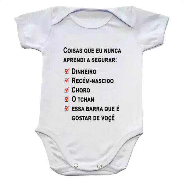 Body infantil Coisas que nunca aprendi a segurar