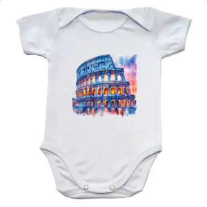 Body infantil Coliseu watercolor
