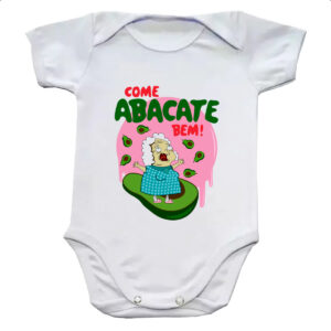 Body infantil Come abacate bem