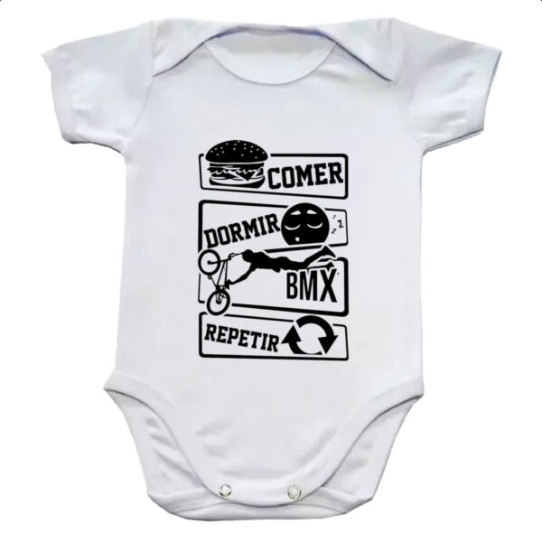 Body infantil Comer Dormir BMX Repetir