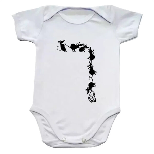 Body infantil Corda de ratos roubando queijo