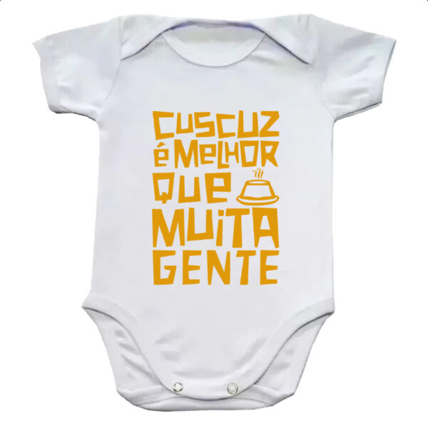 Body infantil Cuscuz melhor que muita gente