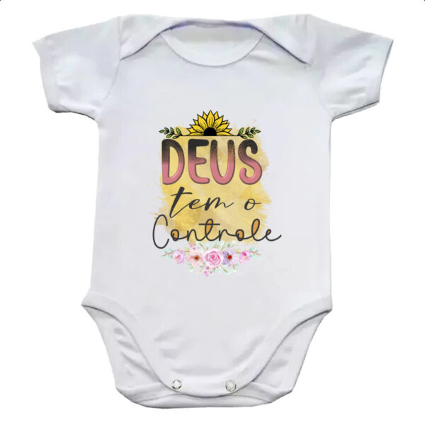 Body infantil Deus tem o controle