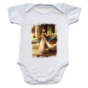 Body infantil Deusa Isis Ilustracao