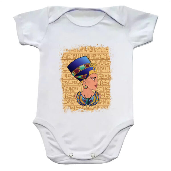 Body infantil Deusa Nefertiti Ilustracao