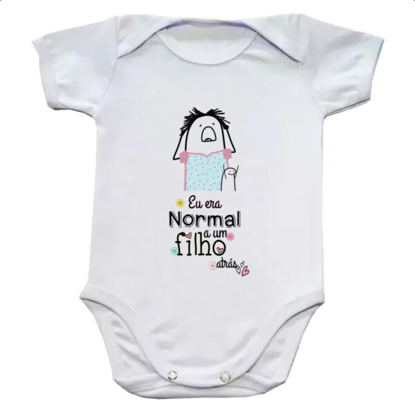 Body infantil Dias das mae Flork normal a um filho atras