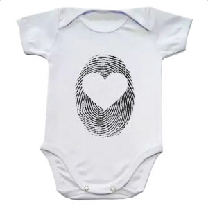 Body infantil Digital do amor