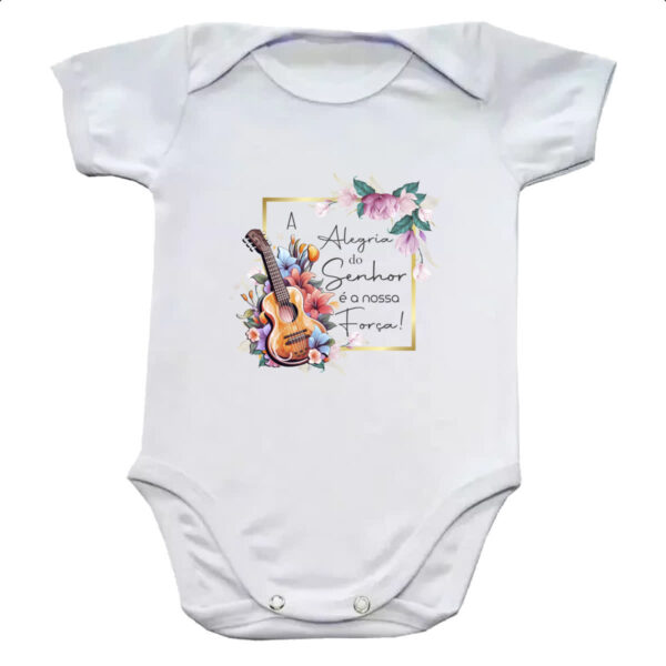 Body infantil Alegria do senhor nossa forca