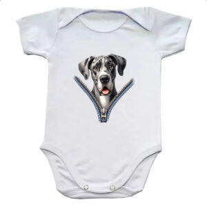Body infantil Dog Alemao no Ziper