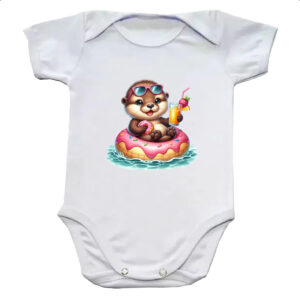 Body infantil Doninha na boia