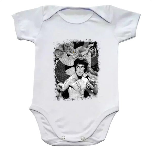 Body infantil Dragao Bruce Lee
