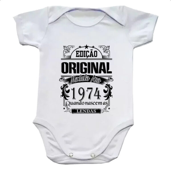 Body infantil Edicao Original 1974