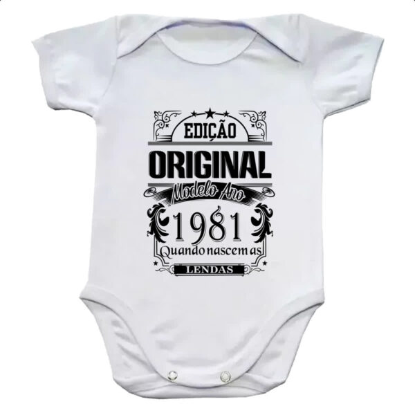 Body infantil Edicao Original 1981