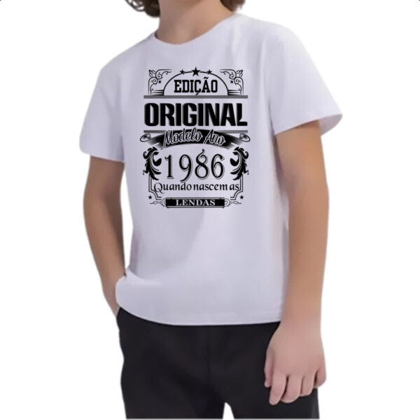 Camiseta Infanto Juvenil Edicao Original 1986 - Imagem 2