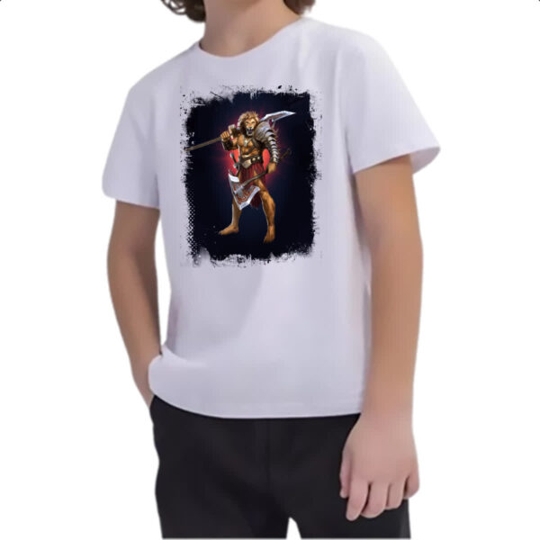 Camiseta Infanto Juvenil Empires and Puzzles Heroi Aruna - Imagem 2