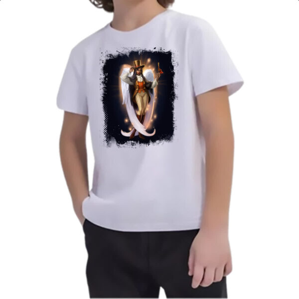 Camiseta Infanto Juvenil Empires and Puzzles Heroi Diretora Zuri - Imagem 2