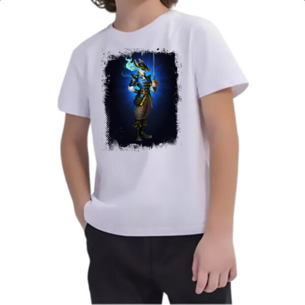 Camiseta Infanto Juvenil Empires and Puzzles Heroi Finley - Imagem 2