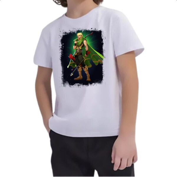 Camiseta Infanto Juvenil Empires and Puzzles Heroi Gregorion - Imagem 2