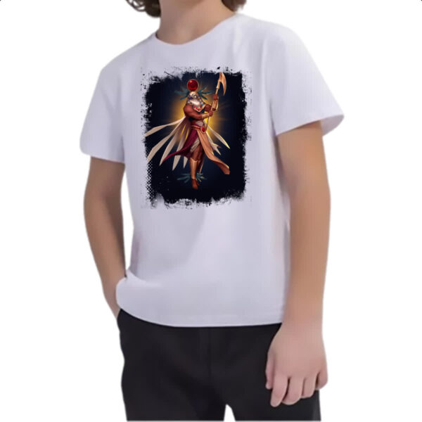 Camiseta Infanto Juvenil Empires and Puzzles Heroi Horus - Imagem 2