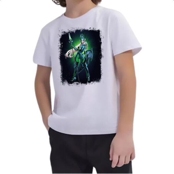 Camiseta Infanto Juvenil Empires and Puzzles Heroi Kadilen - Imagem 2
