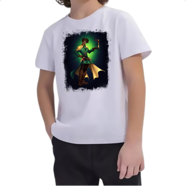 Camiseta Infanto Juvenil Empires and Puzzles Heroi Kingston - Imagem 2