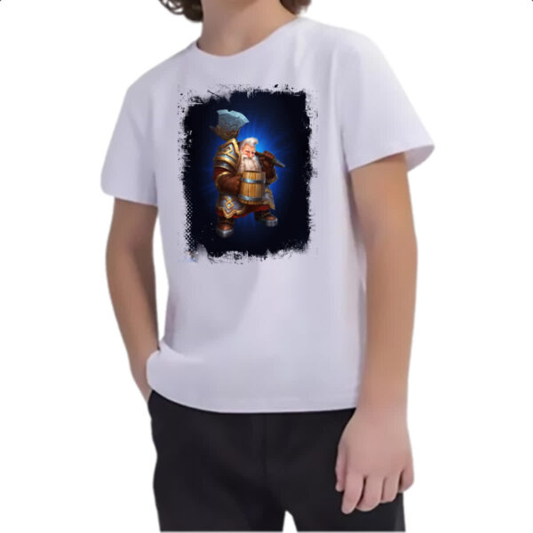 Camiseta Infanto Juvenil Empires and Puzzles Heroi Kiril - Imagem 2