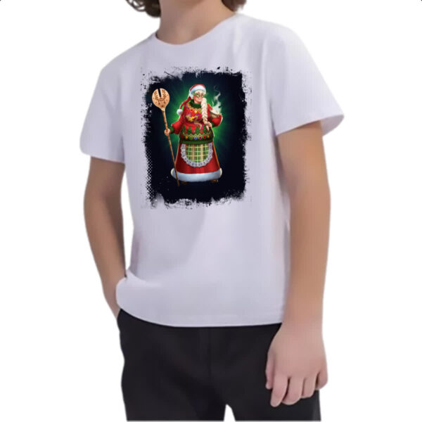 Camiseta Infanto Juvenil Empires and Puzzles Heroi Mae do Norte Traje - Imagem 2