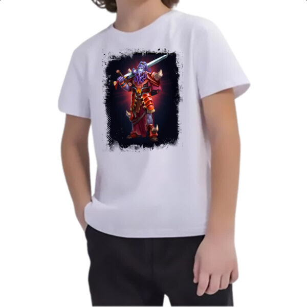 Camiseta Infanto Juvenil Empires and Puzzles Heroi Octros - Imagem 2