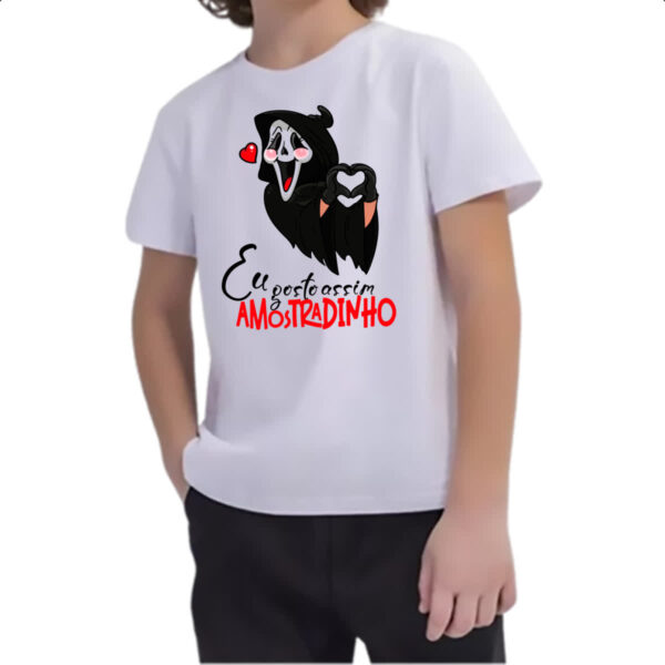 Camiseta Infanto Juvenil Amostradinho eu gosto assim - Imagem 2