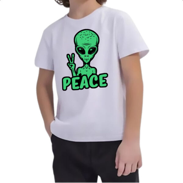 Camiseta Infanto Juvenil ET Peace - Imagem 2