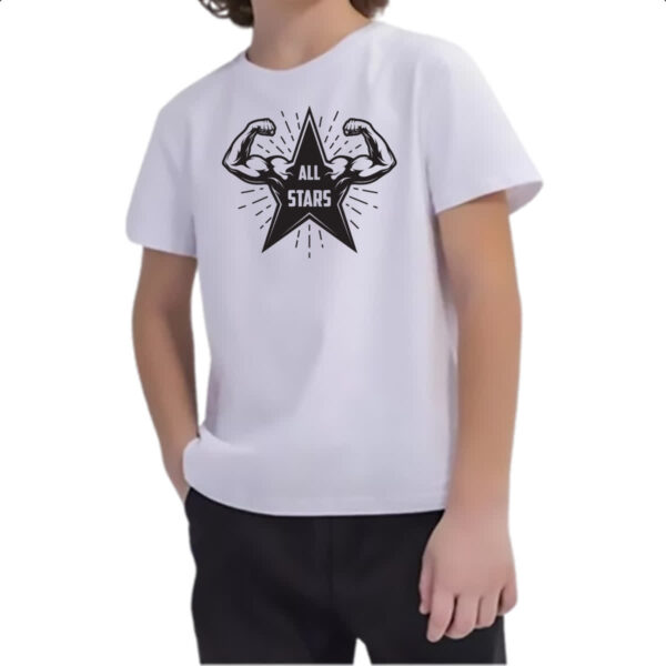 Camiseta Infanto Juvenil Estrela maromba - Imagem 2