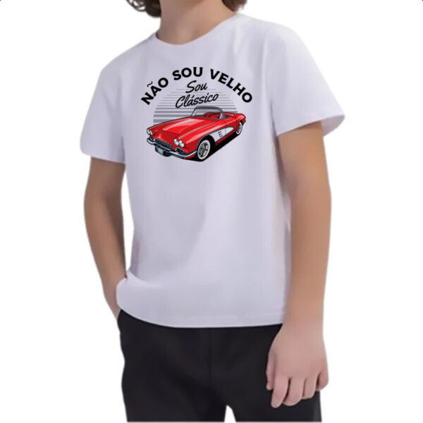 Camiseta Infanto Juvenil Eu nao sou velho sou classico - Imagem 2