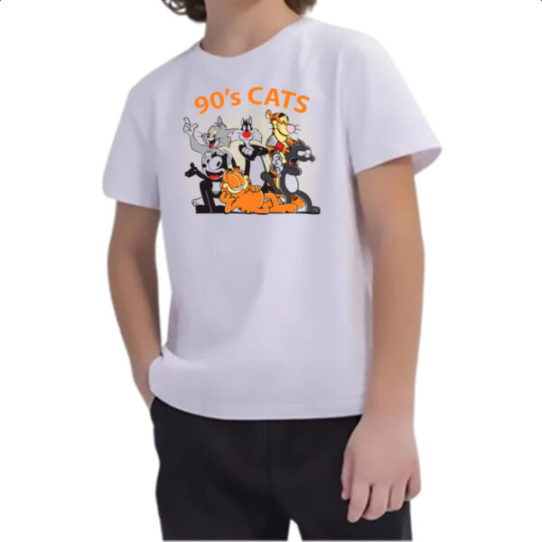 Camiseta Infanto Juvenil 90s cats - Imagem 2