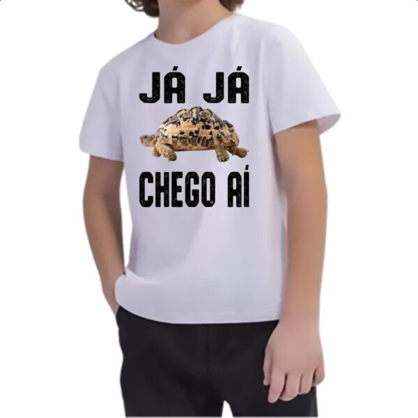 Camiseta Infanto Juvenil Ja ja chego ai - Imagem 2